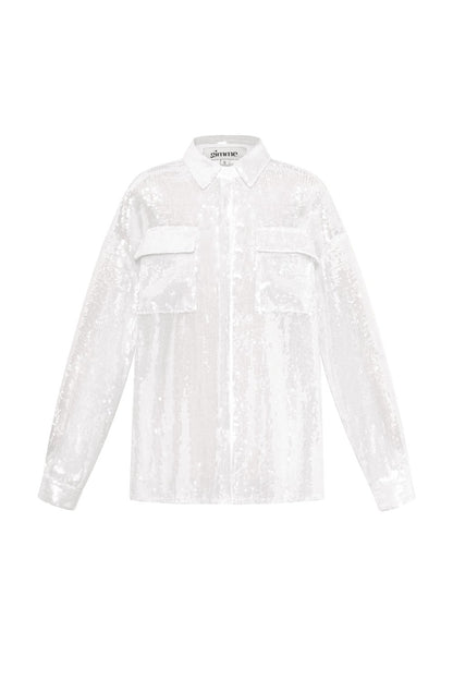 Woven Polyester Fiber Women's Blouse Elegant Solid Color Spring/Summer