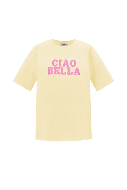 Cotton Women's T-shirt Casual Letters