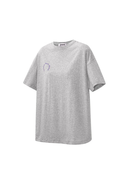 Cotton Women's T-shirt Casual Letters