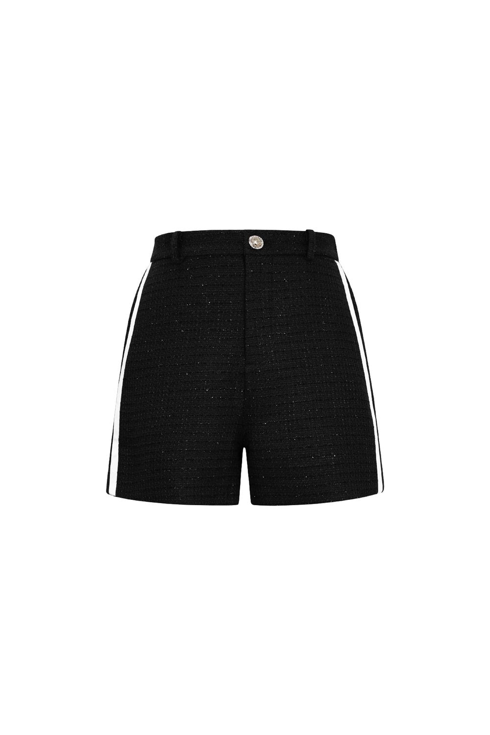Woven Polyester Fiber Women's Shorts Elegant Plaid Fall/Winter
