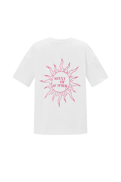 Cotton Women's T-shirt Casual Letters
