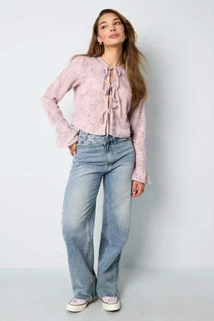 Woven Polyester Fiber Women's Long Sleeve Tops Elegant Solid Color Spring/Summer