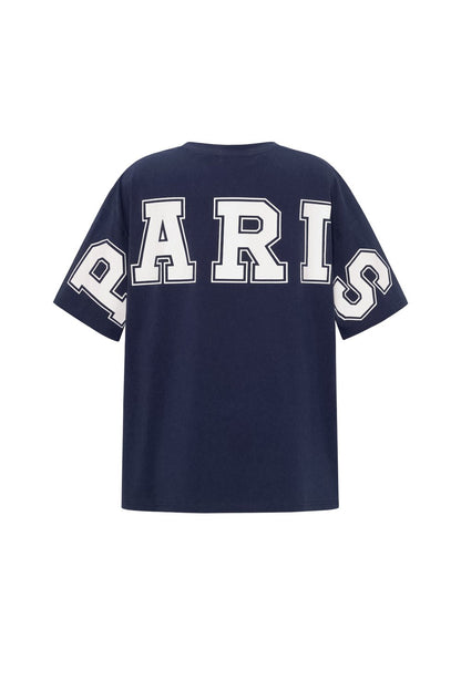Cotton Women's T-shirt Casual Letters