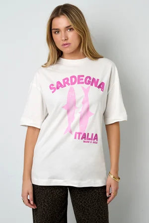 Cotton Knitted Women's T-shirt Casual Animal Print