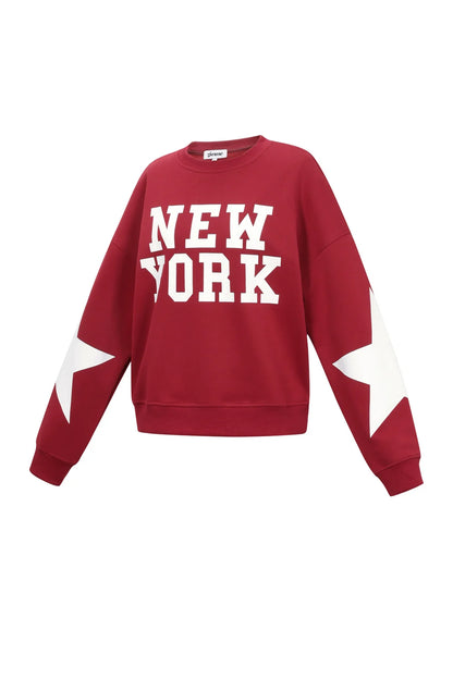 New York sweater with star