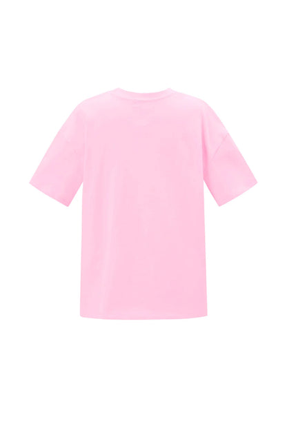 Cotton Women's T-shirt Street Random Print
