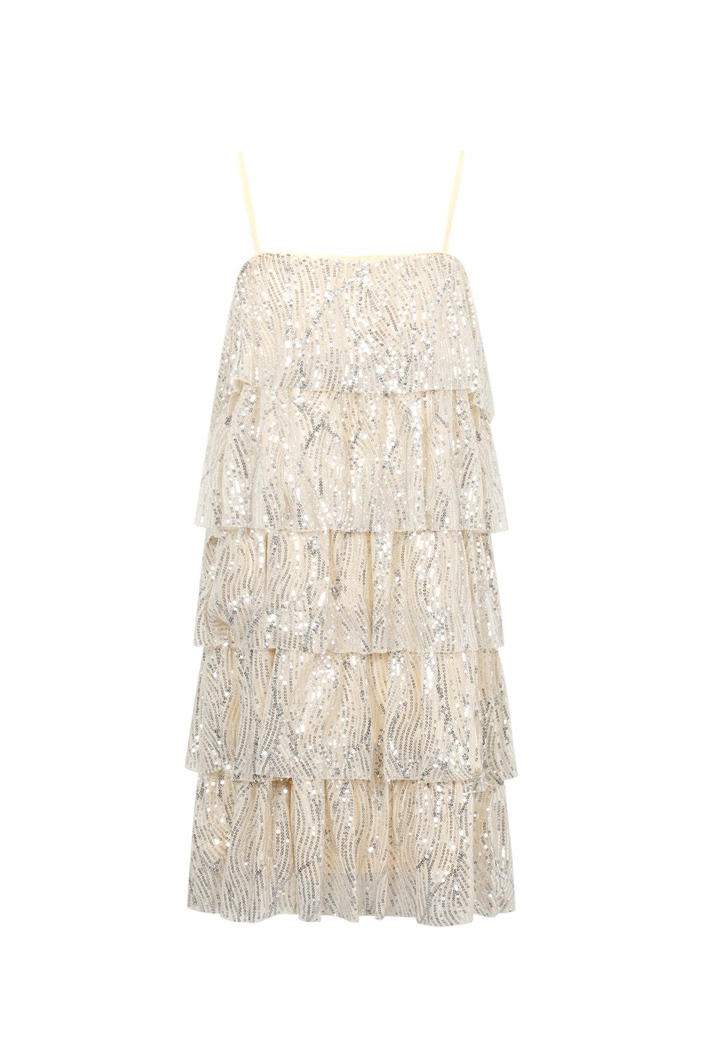 Woven Polyester Fiber Women's Mini Dress Elegant Sequins