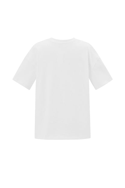 Cotton Women's T-shirt Spring/Summer Letters