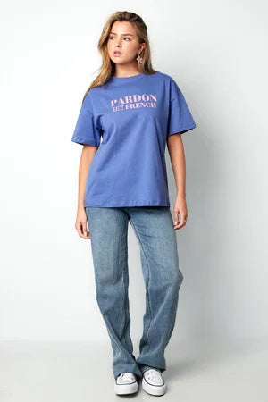 Cotton Women's T-shirt Casual Letters