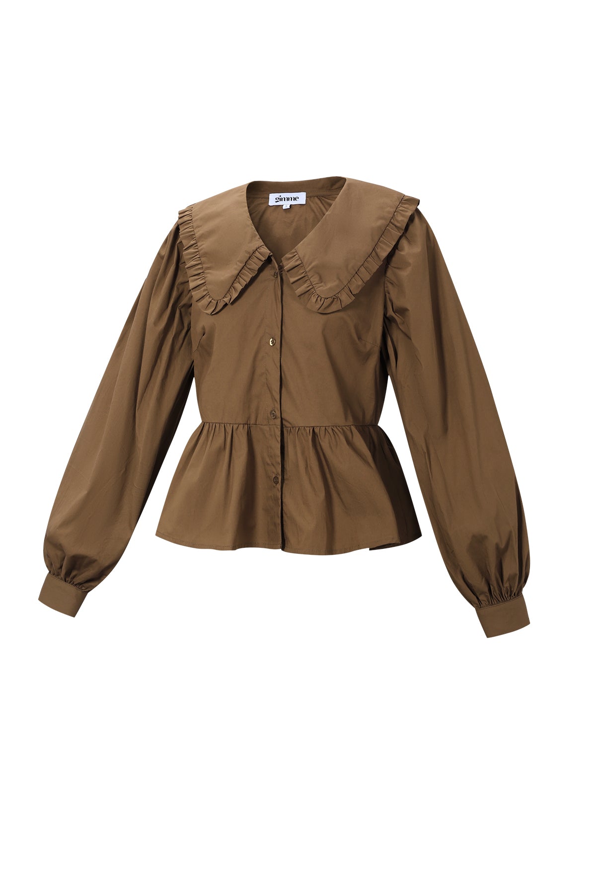 Cotton Blouses & Shirts Solid color Casual Spring/Summer Clothes