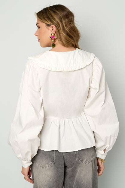 Cotton Blouses & Shirts Solid color Casual Spring/Summer Clothes