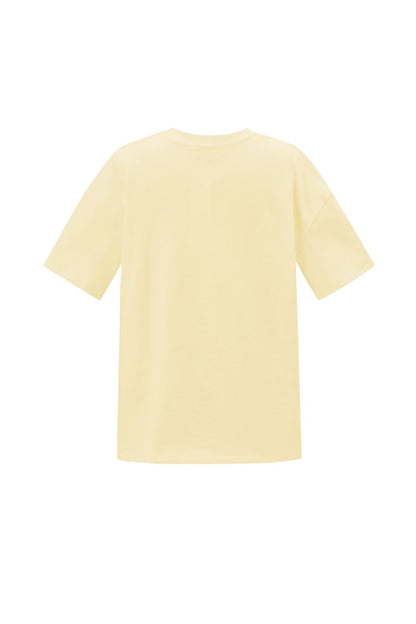 Cotton Women's T-shirt Casual Letters