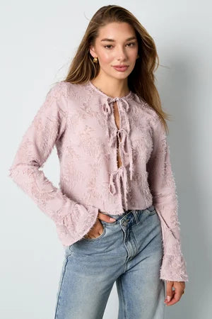 Woven Polyester Fiber Women's Long Sleeve Tops Elegant Solid Color Spring/Summer