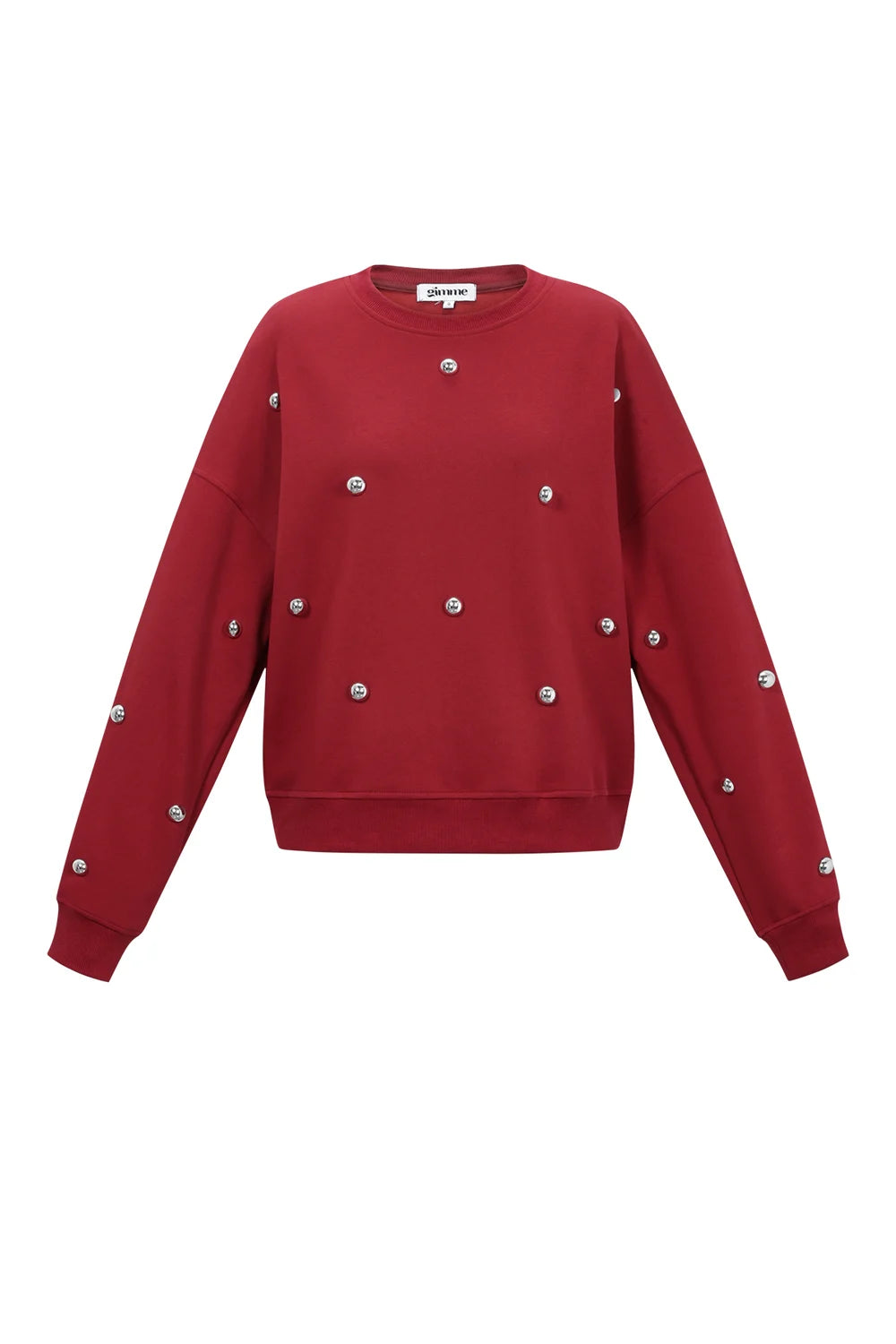 Sweater with studs