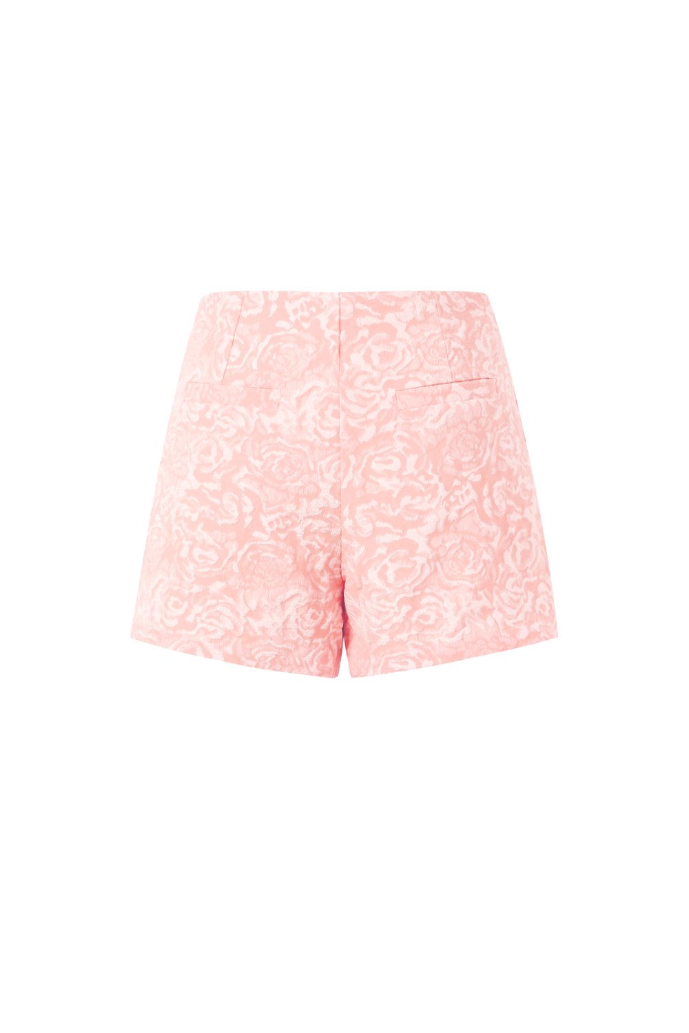 Woven Polyester Fiber Women's Shorts Elegant Floral Print