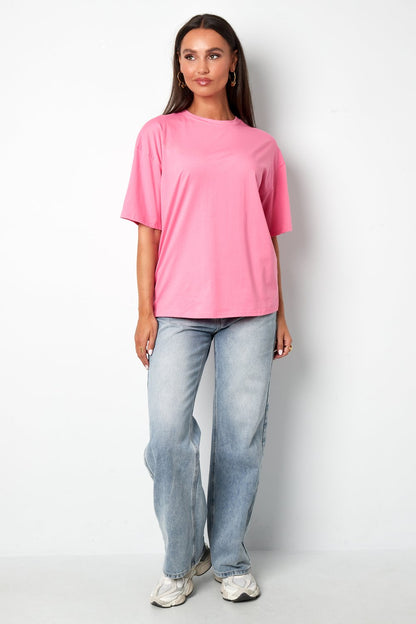 Cotton Women's T-shirt Casual Letters